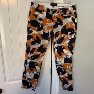 Banana Republic printed Sloan pant - size 6